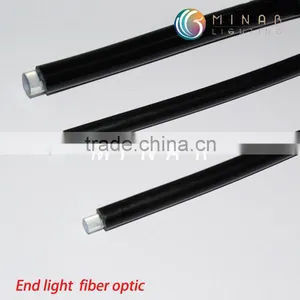 PMMA Solid End Glow Emitting Multi Core Fiber Optic Cable for Swimming Pool thumbnail-1