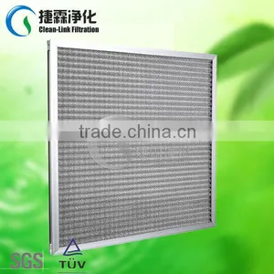 High Quality G4 Aluminium Frame Pleated Panel Metal Mesh Water Filters thumbnail-1