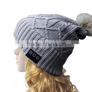 Best Selling Summer Beanie Hat With Built in Wireless Headphone for Phone Talking thumbnail-5