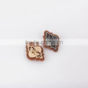 Custom Patch Winter Beanies Hat Jeans Leather Patch With Metal thumbnail-4