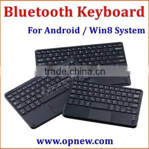 7-10 Inch Tablet pc Universal Bluetooth Keyboard With Leather Case for Android Win8 Dual System With Touch Pad Bluetooth 3.0 thumbnail-1