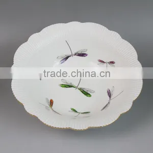China Supplier Dragonfly Porcelain Plate, Print Plate, Plate Fruit thumbnail-2
