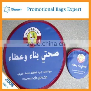 Express Customized Logo Foldable Frisbee Fan Dog Thrower thumbnail-1