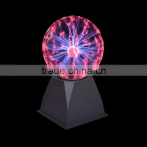 5" Plasma Ball With Butterfly thumbnail-1