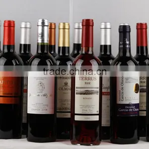 750ml Brown Red Wine Glass Bottle With Cork thumbnail-4