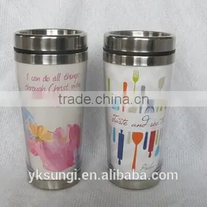 160Z Changeable Paper Travel Bottle Promotion Coffee Mugs thumbnail-1