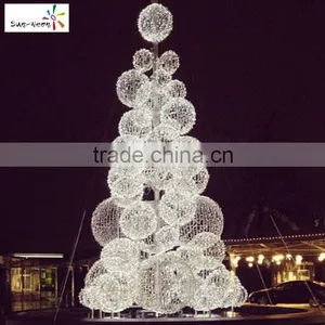 New Design Holiday Time Artificial Trees With Ball in Different Size With High Quality Make Ball Tree Nice Christmas Wire Tree thumbnail-4