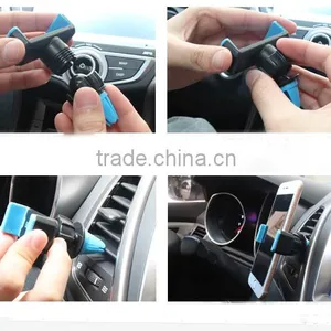 360 Degree Rotation Magnetic Car Air Vent Mobile Phone Holder For Apple IPhone 6 thumbnail-5
