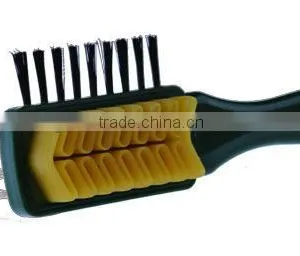 Suede Shoe Brush With Rubber and Copper Wire thumbnail-1