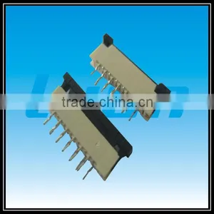 FPC/FFC Connector Pitch 1.00mm Stright DIP Type Vertical Contact thumbnail-1