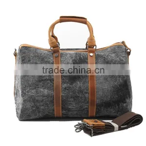 China Supplier Wholesale Quilted Duffle Bags Personalized Tote Bags Leather Luggage Tag thumbnail-3