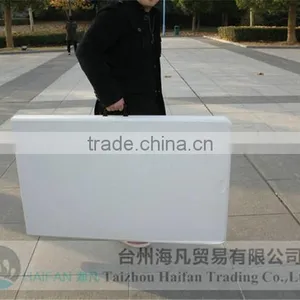 240cm Plastic Folding in Half Table for Restaurant and Hotel/office Table for Meeting or Study thumbnail-5
