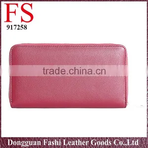 New Design Women Zipper Soft Leather Wallet thumbnail-2