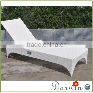 Stylish Hartman White Plastic Resin Sun Lounger thumbnail-1