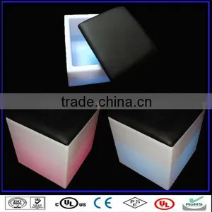 LED Luminous Notch Cube for Bar, Led Sitting Cubes thumbnail-1