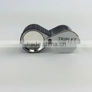 Gem 10x Fold Magnifier Leather Bag Gem Loupe thumbnail-2