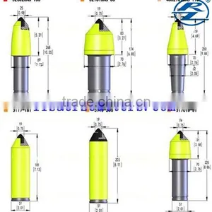 Tungsten Carbide Material Rock Drilling Use Drill Bits Round Shank Stone Chisel thumbnail-3