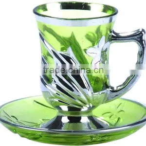 Silver Plating Small Cups and Saucers thumbnail-3