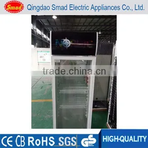 Upright Glass Showcase Cooler Commercial Beer Refrigerator Showcase thumbnail-1