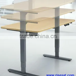 RISESAT Electric Sit to Stand Adjustable PC Table thumbnail-1