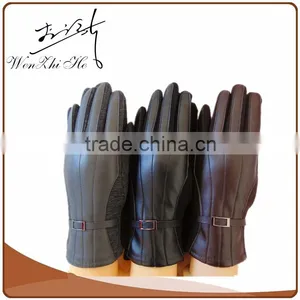 Fast Delivery Esd PU Gloves Gym With One Side Velvet thumbnail-4