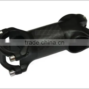 OEM No Logo Aluminium Plus 3K Carbon Fiber Bicycle Stem Rise Road Bicycle Accessories Bike Parts Black 90-110mm ST2341 thumbnail-6