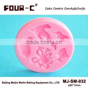 Sea Creatures Silicone Moulds for Sugar Art,mold Decorating,craft Mould thumbnail-1