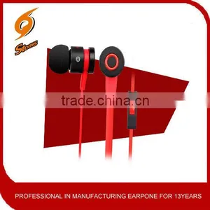 Stereo Flat Cable Mobile Phone Earphone&earbud for With Micro thumbnail-1