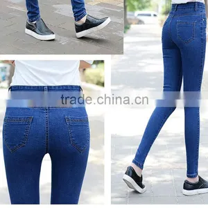 Cotton Elastic Jeans for Woman thumbnail-3