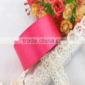 25yards/roll (40mm) 1-1/2" Width Single Face Tape Satin Ribbon Gift Packing Belt Wedding Decoration Crafts thumbnail-2