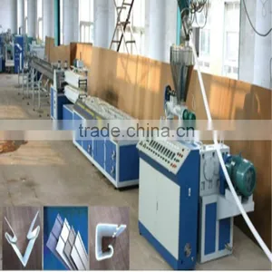 PVC Profile Extruder Machinery/ PVC Plastic Profile Production Line /Profile Making Machine thumbnail-1