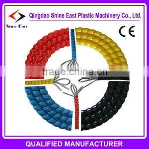 Flexible PE Safe Spiral Cable Wrap Protector Production Line thumbnail-1