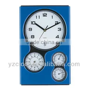 Quartz Clock With Barometer thumbnail-1