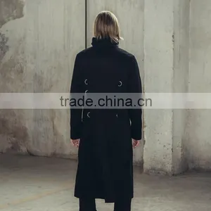 Devil Fashion 2015 Punk Long Coat in Winter CT009 thumbnail-3