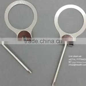 HH Metal Hanger Hooks Nail for Pants Hanger Wooden Hanger Hooks Antitheaft Hook Ring thumbnail-6