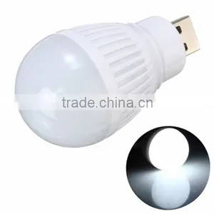 USB LED Ball Desk Reading Light / USB Portable Light / Bulb For PC Laptop thumbnail-4