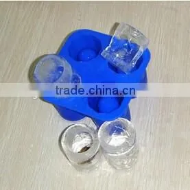 FDA&LFGB Approved Food Grade Silicone Icecube Shot Glass Maker thumbnail-1