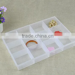 Custom With Grids Acrylic Display Jewelry Box Wholesale thumbnail-2