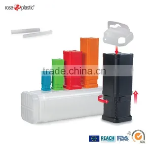 PP PE PVC Transparent or Colorful Plastic Packaging Tubes for Ball-point Pens With Detachable Hanger Block Pack BK thumbnail-5