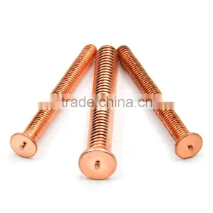 Copper Threaded Flanged Capacitor Discharge Stud thumbnail-1