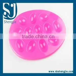 Trade Assurance Bright Colored Egg Shaped Fruit Plate With Any Packing thumbnail-1
