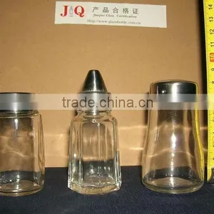 Clear Glass Spice Jar and Salt Shaker thumbnail-1