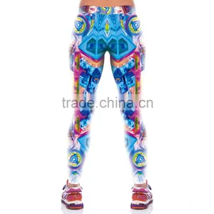 Latest New Women Digital Print Leggings Yoga Leggings N30-21 thumbnail-2