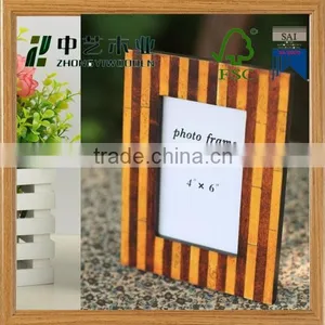 2015 Year Hot Sell FSC Wall Hanging Decorative Pictures Wooden Photo Frame With Cheap Price thumbnail-4