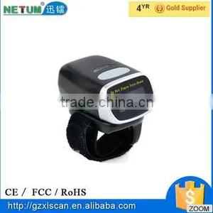 Popular Model: NT-F001 Mini Bluetooth 1D Ring Barcode Scanner thumbnail-1