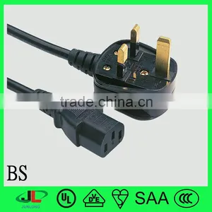 BS Approval 3A 6A 10A 13A Fuse BS 1363 Plug With 3 Cores Lead Cable thumbnail-1