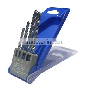 4pcs Cold Forged Masonry Drill Set - Single Flute thumbnail-1