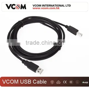 High Speed Black Color Gold Plated USB 2.0 Cable With Factory Price thumbnail-1