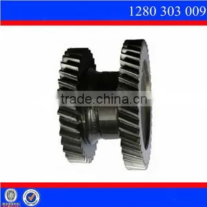 QJ805 Gearbox Spare Parts Shaft Double Gear 1280303009 thumbnail-1