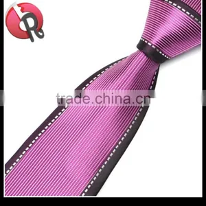 Pink Floral Border Tie thumbnail-1